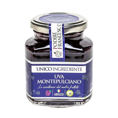 Confettura Extra Uva Montepulciano Vasetto Prodotti Podere Francesco Abruzzo